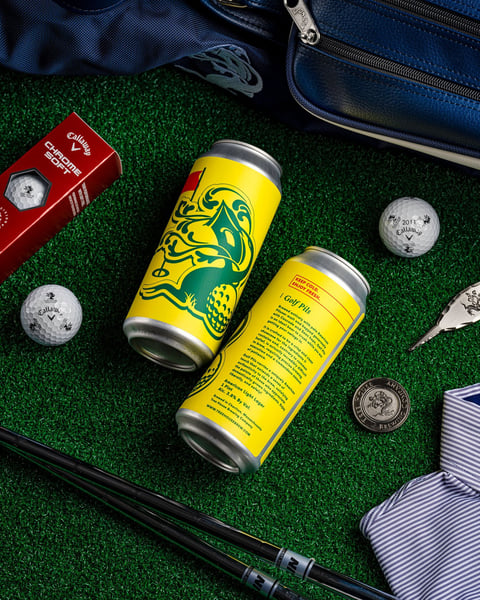 Brewed entirely with pale American Pilsner malt and hopped generously with Cascade and Saaz hops, Golf Pils, our Amer…