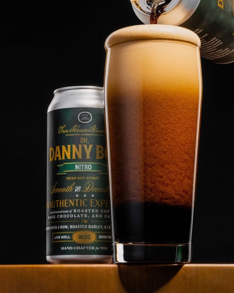 Oh, Danny Boy Nitro - Our delicious dry Irish stout - packaged with nitrogen for an even smoother drinking experience…