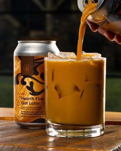 Introducing our ode to campfire s’mores, Hearth Fire begins with our foundational cold brew concentrate and vanilla o…