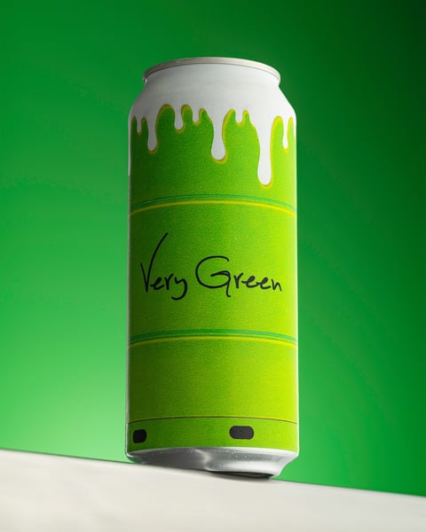 We've got some fun one-off Very Green single cans that will randomly be assigned to four-pack orders today and throug…