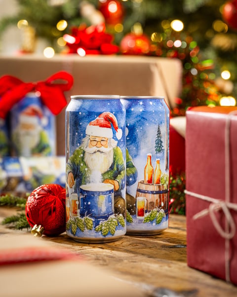 Juicy All The Way completes the 4-pack of this year's holiday-themed proper cans.