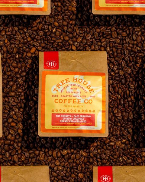 Our roastery is releasing a fantastic whole-bean coffee experience today that is "orange-cream washed".