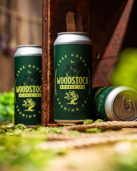 Woodstock Double IPA is back, this time with Citra, Nelson, and Eggers Special hops! This novel twist on our base Dou…