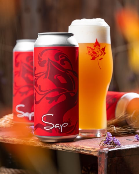 Starting the day with a little Sap, Sap, Sappy down in Woodstock.