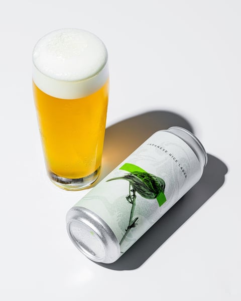 Komorebi Sencha - Our Japanese Rice Lager brewed with Green Tea.
