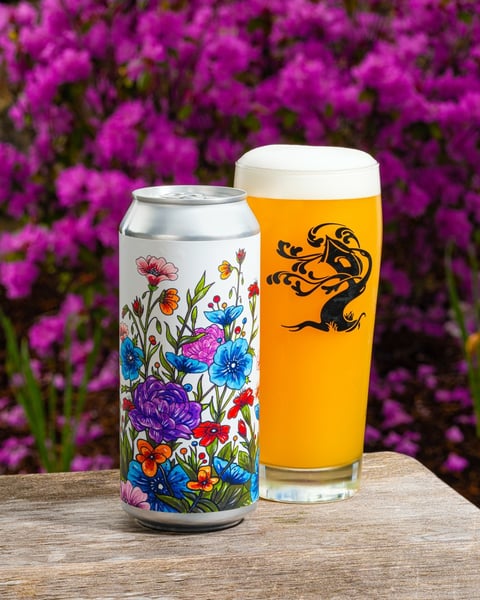 Spring is in full swing, as evidenced by this most delightful beer represented with this most delightful photo.