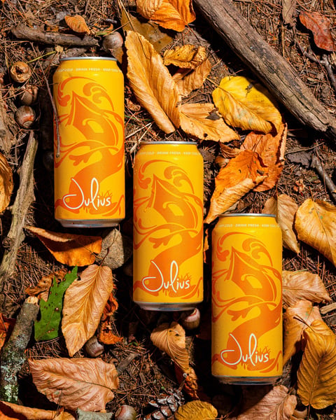 There isn't a single point in time where Julius isn't either in the kettle, in our fermenters, or in our brite cellar…