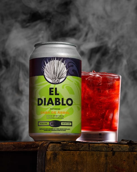 Our spicy El Diablo cocktail, featuring our House-made Agave spirit, is back for a second round!