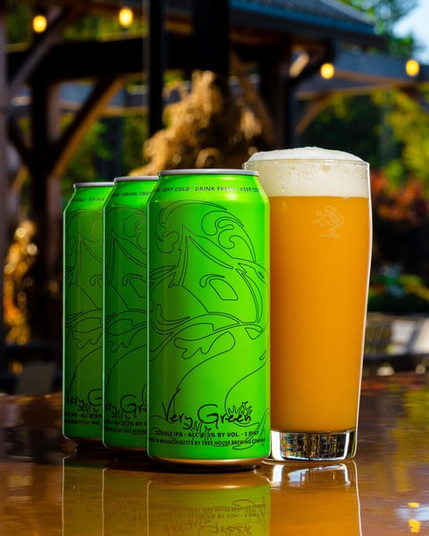 This is a beer we make called Very Green. It's available fresh today in all locations alongside its big brother Very…
