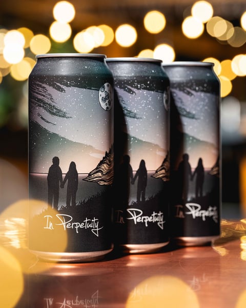 We make this beer to be shared, by the can or the four-pack.