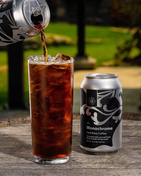 Starting the day the right way with a beautiful run of our flagship cold brew, Monochrome.