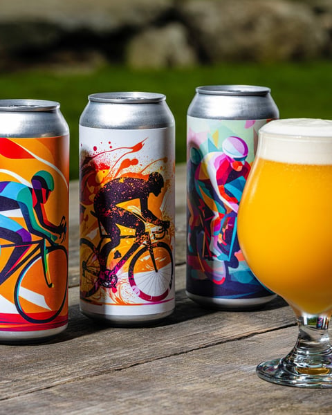 We were so pumped by the way Fastest Known Time turned out that we made ourselves a Double IPA version of it.