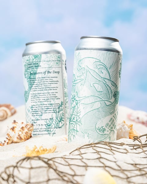 Treasures of the Deep is a Tree House-style American Double IPA brewed with Citra, Columbus, and Amarillo! We also ut…