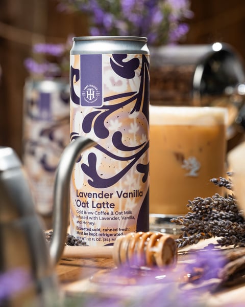 Our smooth and dreamy Lavender Vanilla Oat Latte is back just in time for the weekend!