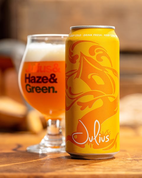Every fridge finds room for Julius.