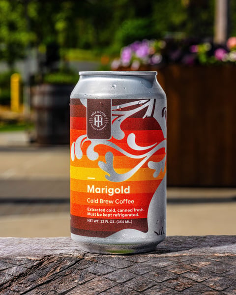 Starting the day off with the final batch of this year's Marigold blend!