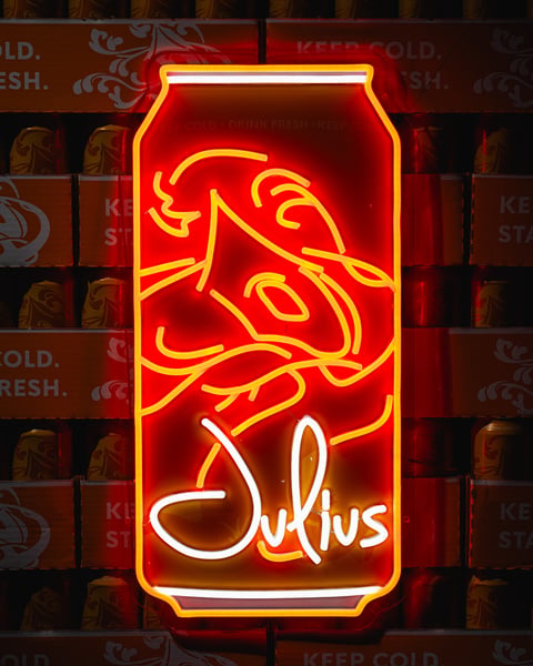 Two wall options of the big J.