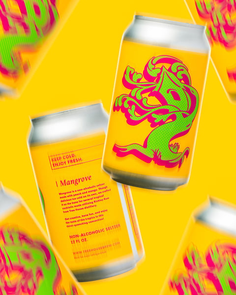 Eaaaaaasing into the week with a fresh run of Mangrove, our peach & mango non-alcoholic seltzer!