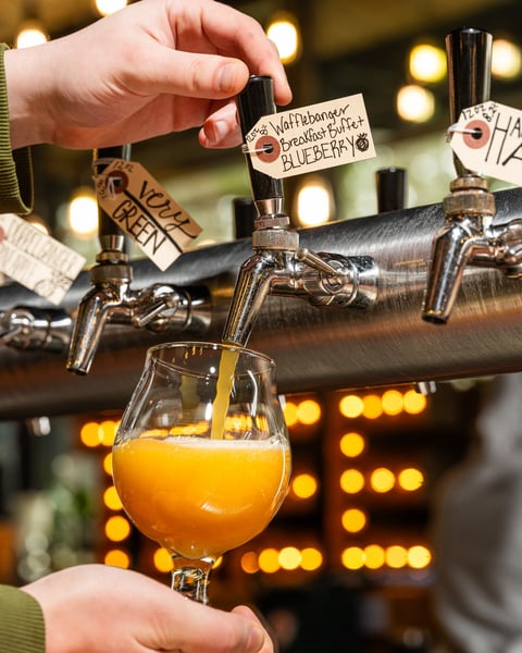 Who doesn’t love blueberry waffles? Join us today in any of our locations for a coordinated tapping of Wafflebanger B…