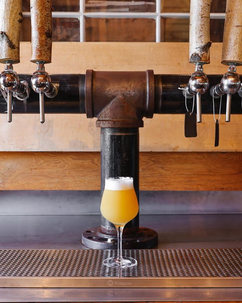 Pictured here is Woodstock Pale Ale.