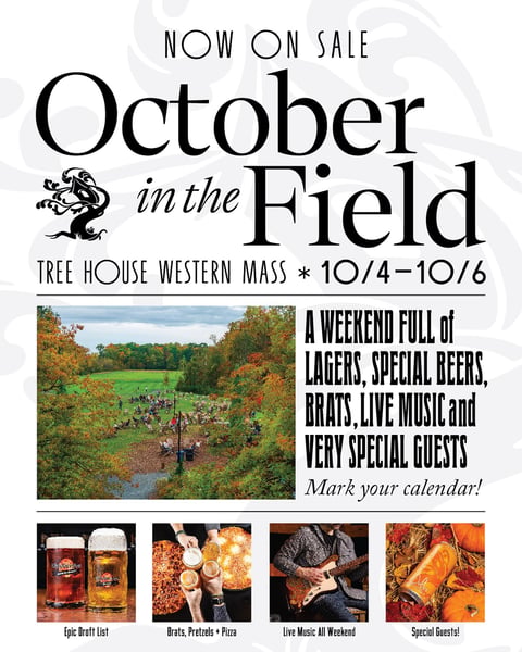 October in the Field tickets are now on sale at the link in our bio.