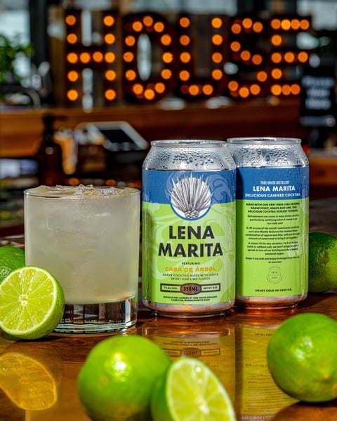 We're excited to introduce a new canned cocktail, the Lena Marita! The Tree House distillers crafted our very own Cas…