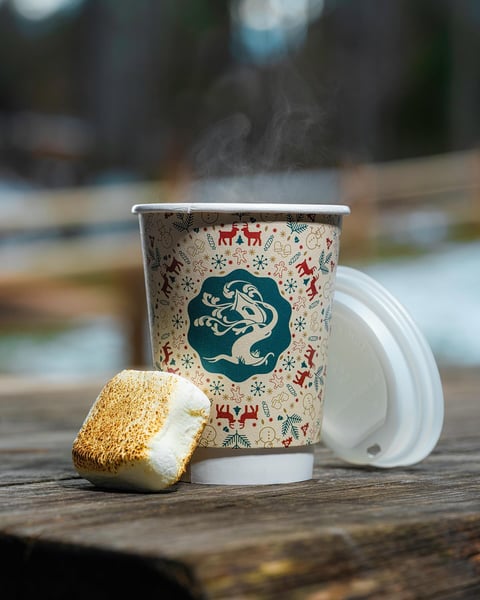 Free hot chocolate in Charlton and Tewksbury today.