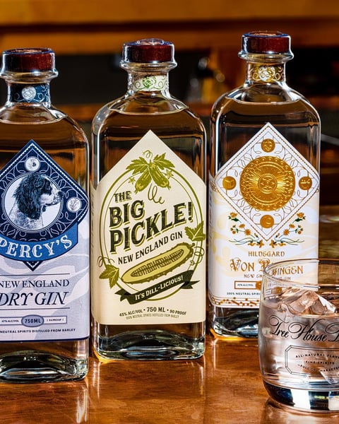 @treehousedistillery ‘s core Gin trio!
