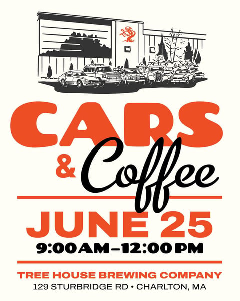 Excited to host our first Cars & Coffee Sunday June 25th from 9 - 12.