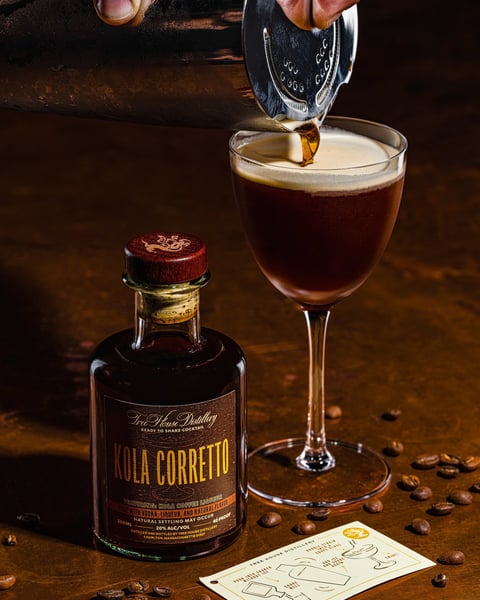 Today we are pleased to introduce our second Ready to Shake cocktail - KOLA CORRETTO!