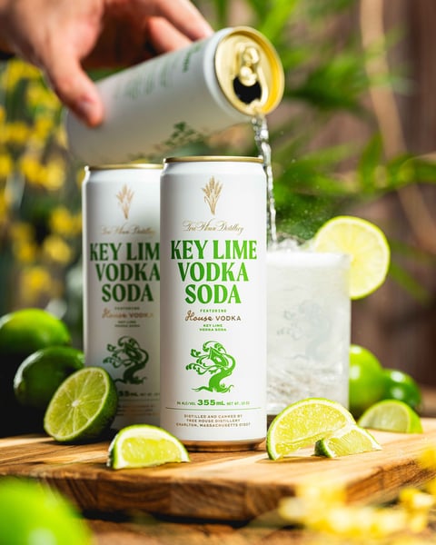 Key Lime Vodka Soda - freshies today!