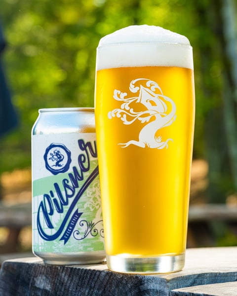 Right Place is an oak-conditioned rendition of our Czech-style lager, Shipshape.