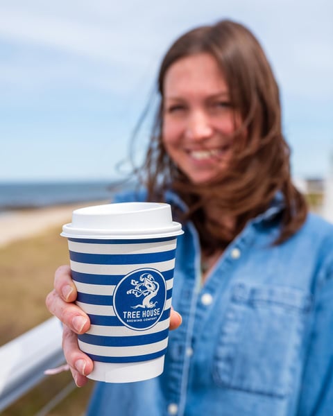 There’s just something about a hot coffee and a walk on the beach.