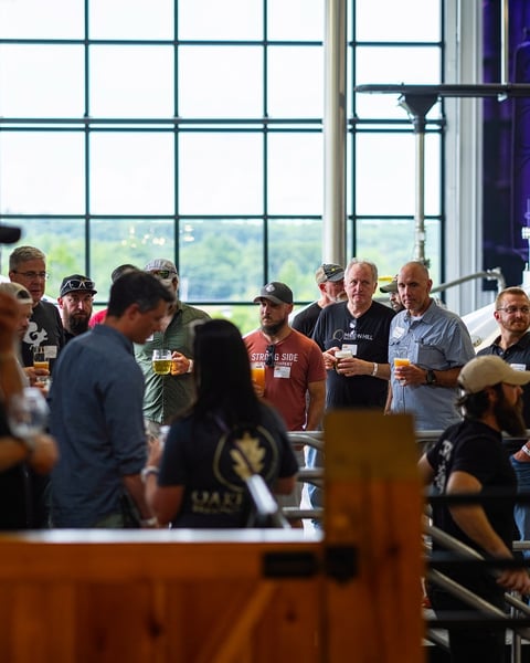 This week we had the pleasure of hosting a large group of @mabrewersguild members for the summer meet-up, including r…