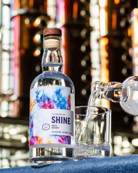 Today, we are pleased to share a new bottling of Shine, our White Whiskey.