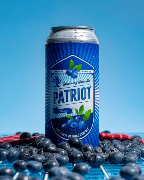 Patriot is our Blueberry Wheat Ale.