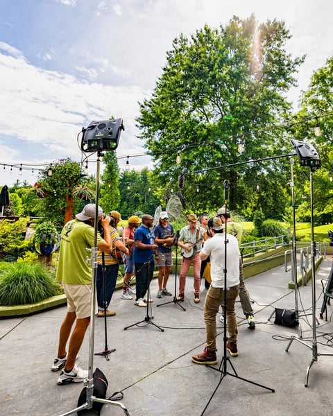 When @crowmedicine returned to Tree House for a rousing performance on the Summer Stage, we had a unique opportunity…