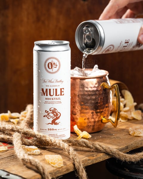 Packaging up our alcohol-free Mule today, rounding out an awesome 4-pack of goodness.