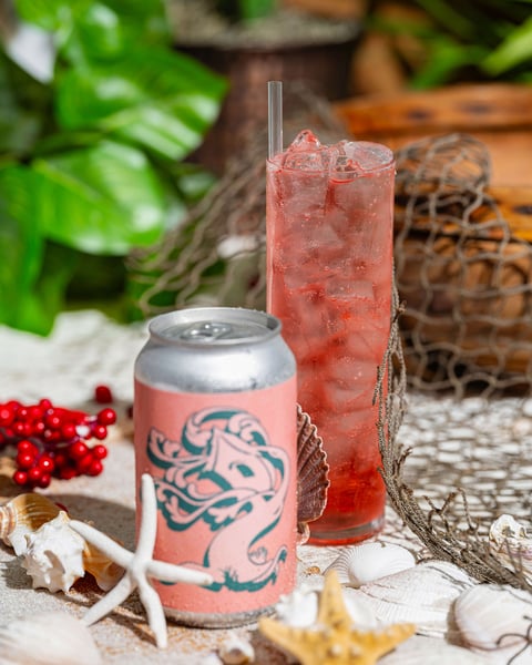 We also spun a fresh batch of Codder, our hibiscus and peach seltzer.
