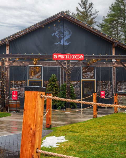 Winter Lodge, Rainy Day Lodge - it’s delightful either way!