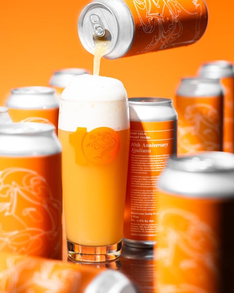This special batch marks ten years of JJJULIUSSS. Born from a relentless quest to master our craft, this beer represe…