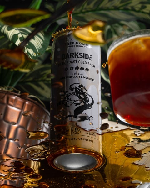 Our darkest roast cold brew is back in sleek cans!