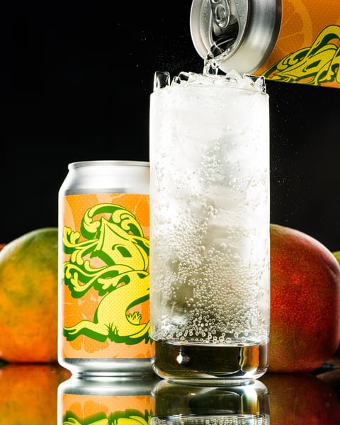 We're spinning up some fresh Mango Lemonade Tree House seltzer this morning.
