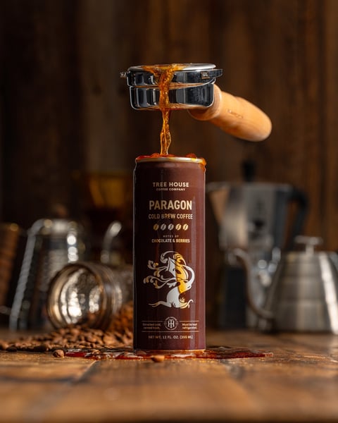 Paragon is our espresso blend cold brew with rich notes of dark chocolate and summer berry.