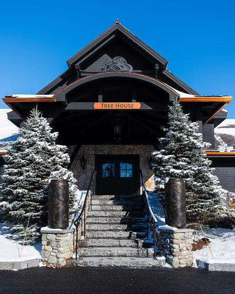 Mega-cozy lodge vibes in Tewksbury in the winter.