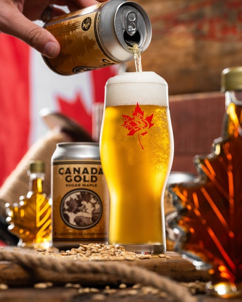 Canada Gold is our homage to the lovely lagers our neighbors produce to the north.