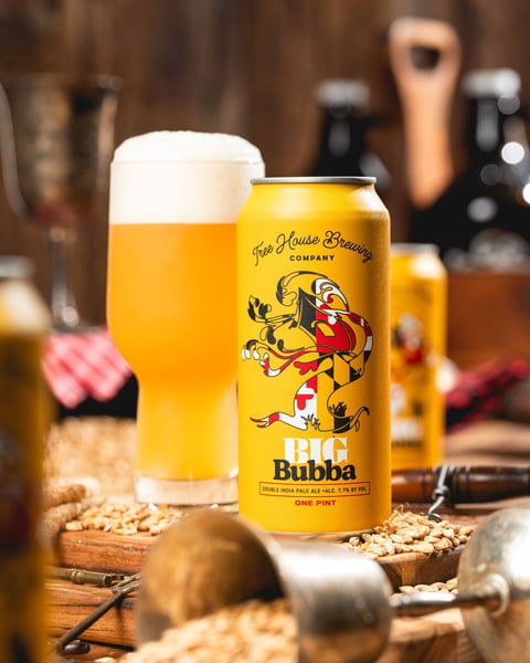 Big Bubba is our amplified version of Bubba. This hop-saturated version bursts with notes of peach smoothies, honeyde…
