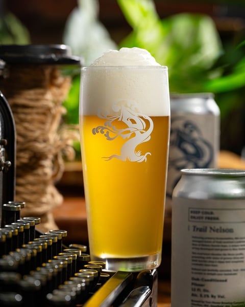 Clean Pilsner + Nelson hops = Trail Nelson!