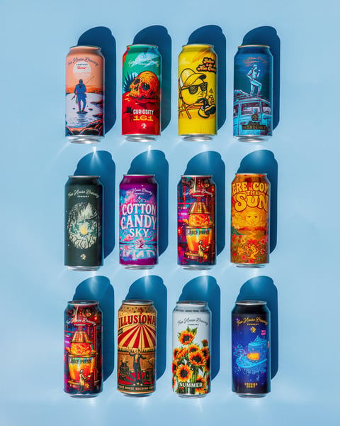 An art gallery in your fridge - and your glass.