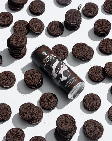 Dunk the cookie in the milk, and nobody gets hurt 🍪🥛